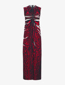 Proenza Schouler - Garment Printed Crepe Dress - Red Multi - Femme