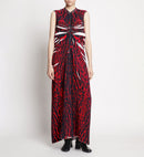 Proenza Schouler - Garment Printed Crepe Dress - Red Multi - Femme