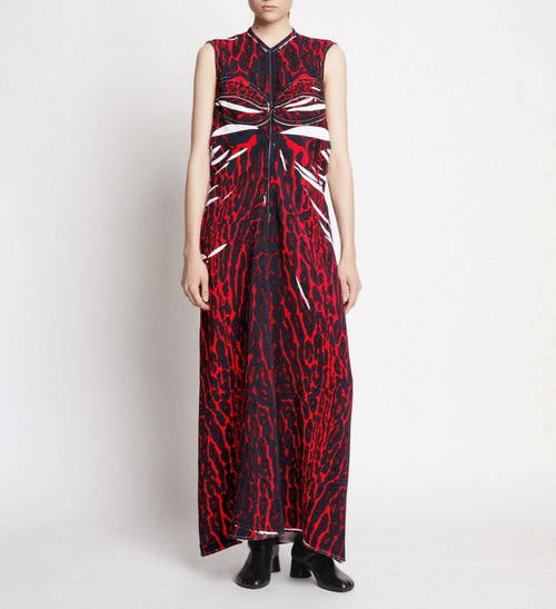 Proenza Schouler - Garment Printed Crepe Dress - Red Multi - Femme