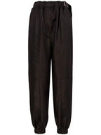 Proenza Schouler - Silk Nylon Taffeta Pull On Pant - Black - Women