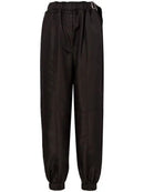 Proenza Schouler - Silk Nylon Taffeta Pull On Pant - Black - Femme