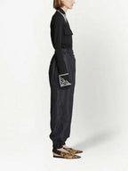 Proenza Schouler - Silk Nylon Taffeta Pull On Pant - Black - Women