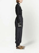 Proenza Schouler - Silk Nylon Taffeta Pull On Pant - Black - Femme