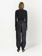 Proenza Schouler - Silk Nylon Taffeta Pull On Pant - Black - Women