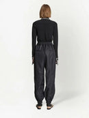 Proenza Schouler - Silk Nylon Taffeta Pull On Pant - Black - Femme