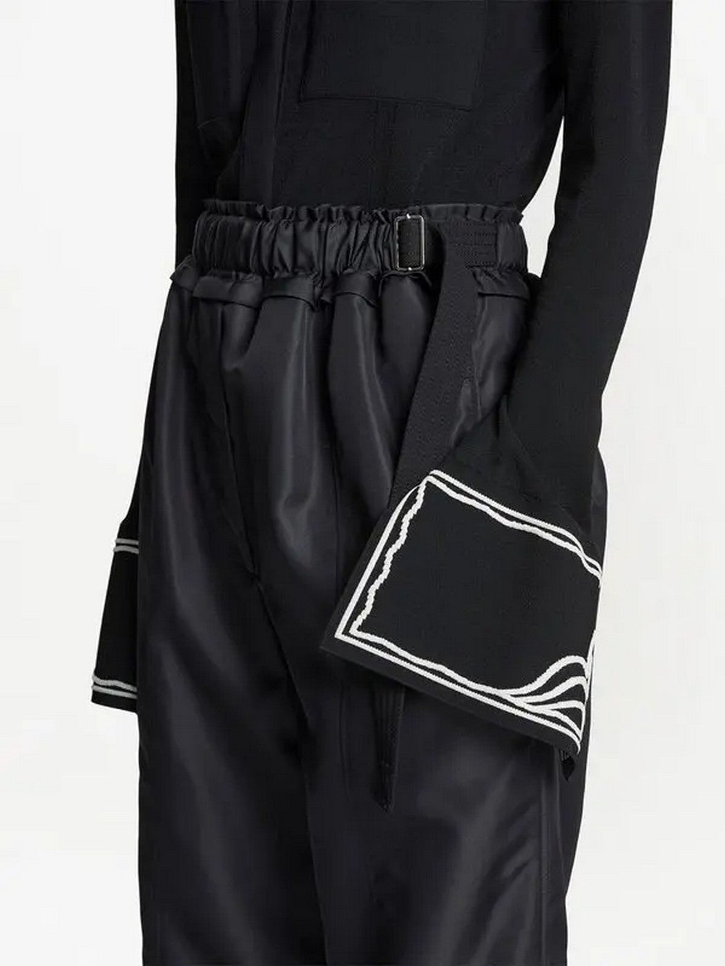 Proenza Schouler - Silk Nylon Taffeta Pull On Pant - Black - Women