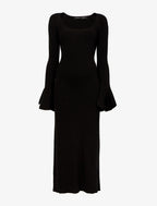 Proenza Schouler - Fluted Rib Knit Dress - Black - Mujer
