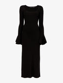 Proenza Schouler - Vestido de punto acanalado - Negro - Mujer