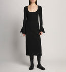 Proenza Schouler - Fluted Rib Knit Dress - Black - Femme