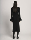 Proenza Schouler - Vestido de punto acanalado - Negro - Mujer