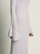 Proenza Schouler - Fluted Rib Knit Dress - Lavender - Femme