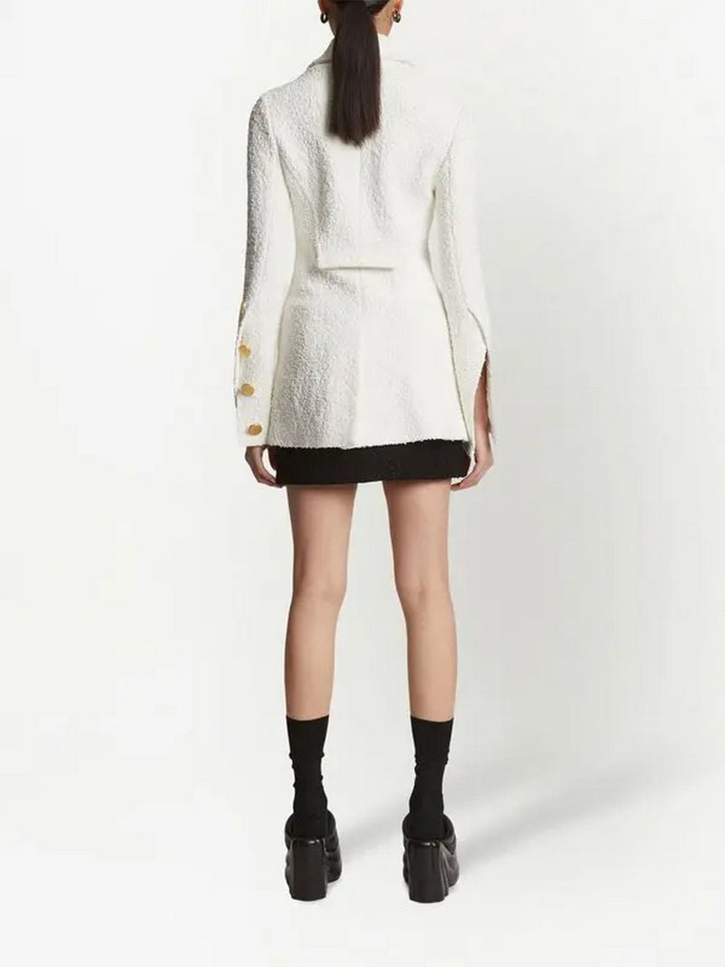 Proenza Schouler - Terry Tweed Jacket - Off White - Femme