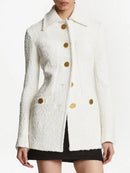 Proenza Schouler - Terry Tweed Jacket - Off White - Femme