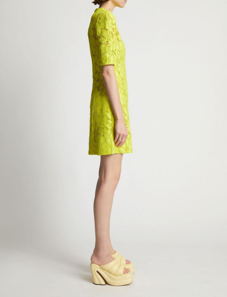 Proenza Schouler - Lace Dress - Citron - Mujer