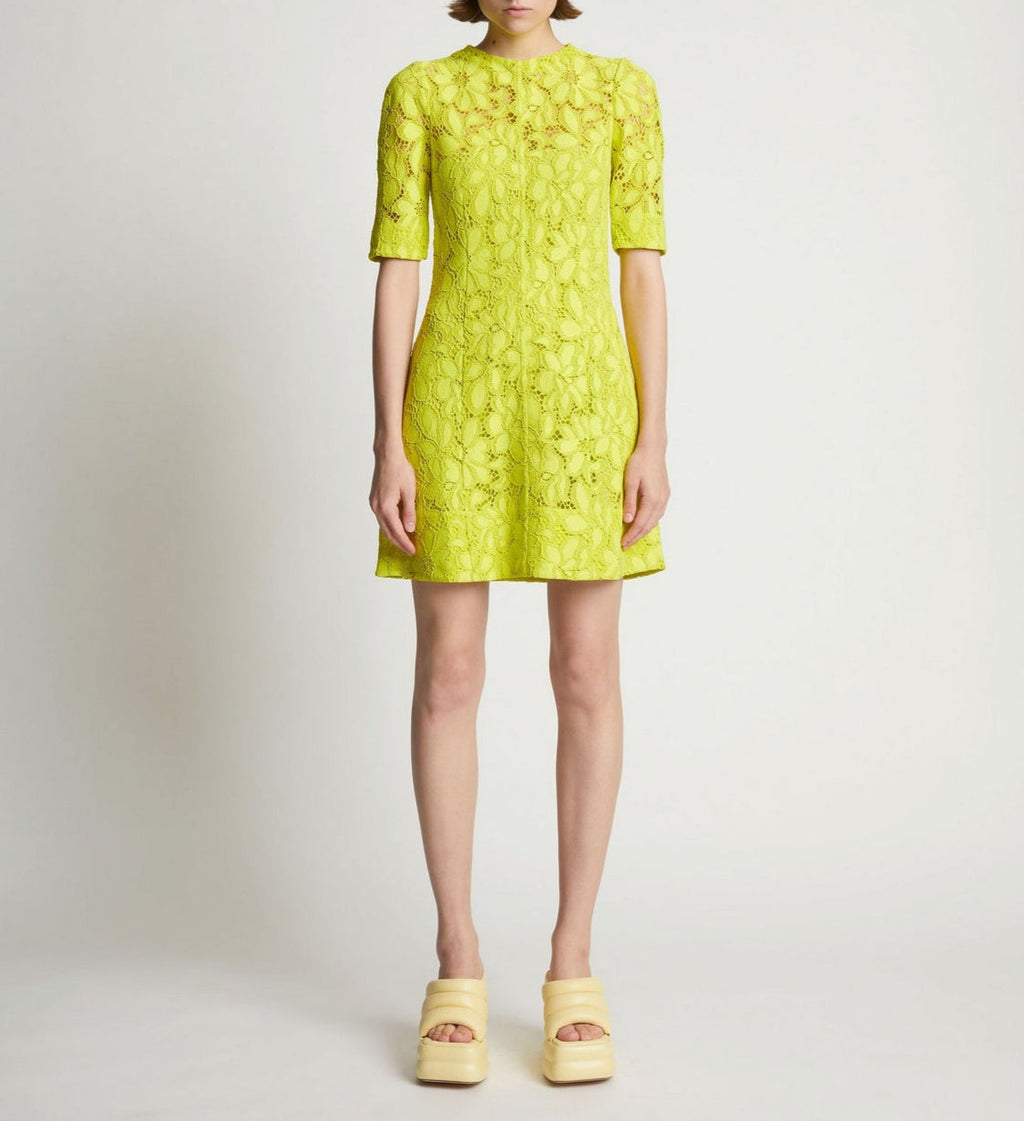 Proenza Schouler - Lace Dress - Citron - Mujer