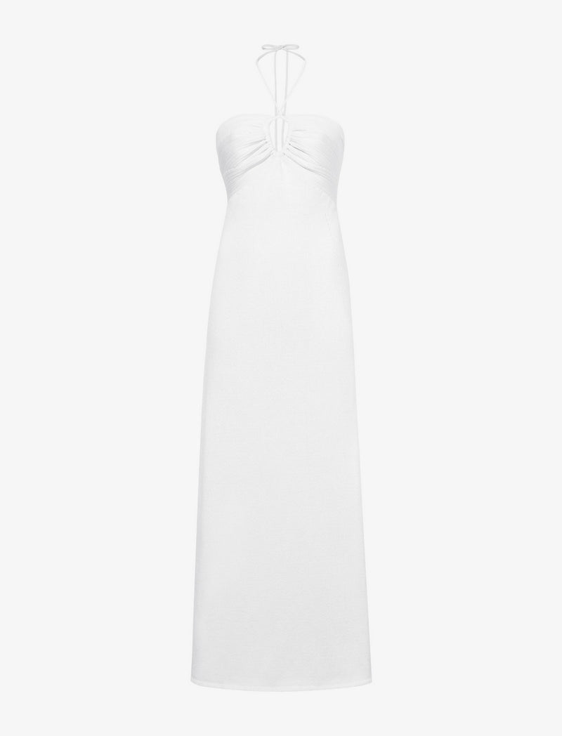 Proenza Schouler - Textured Cotton Knit Halter Dress - Ivory - Femme