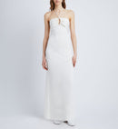Proenza Schouler - Textured Cotton Knit Halter Dress - Ivory - Femme