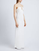 Proenza Schouler - Textured Cotton Knit Halter Dress - Ivory - Femme