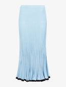 Proenza Schouler - Silk Cashmere Skirt - Light Blue - Femme