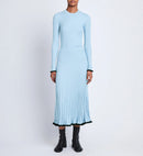 Proenza Schouler - Silk Cashmere Skirt - Light Blue - Femme