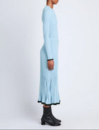 Proenza Schouler - Silk Cashmere Skirt - Light Blue - Femme