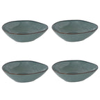 Genesis - Set De 4 Assiettes Creuses - Grès - Vert