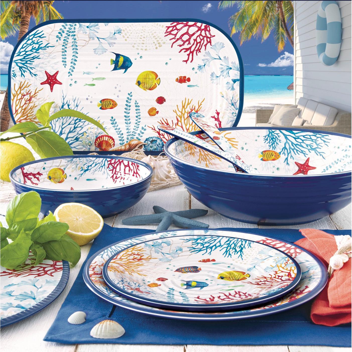 Bora Bora - Set De Cubiertos Para Ensalada - Multicolor