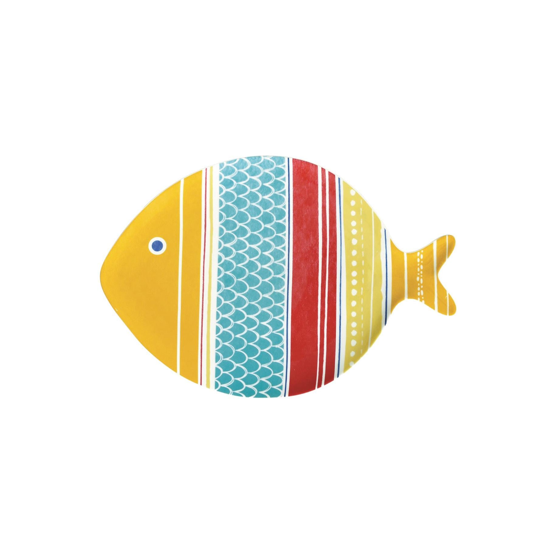 Sea Friends - Set De 4 Assiettes Version 4 - Porcelaine - Multicolore