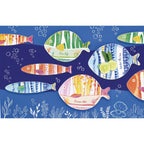 Sea Friends - Set De 4 Assiettes Version 1 - Porcelaine - Multicolore