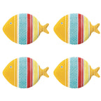 Sea Friends - Set De 4 Assiettes Version 4 - Porcelaine - Multicolore