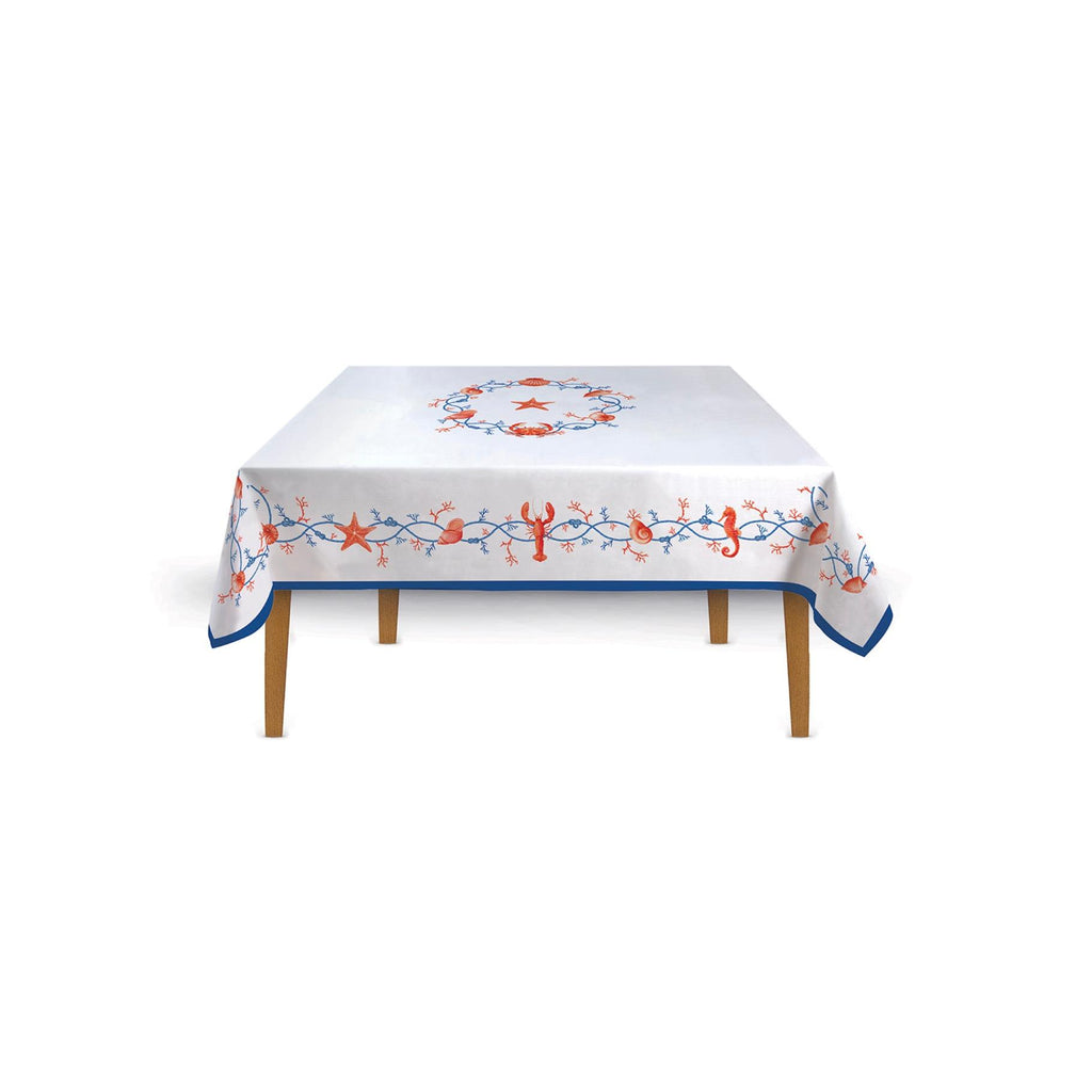 Cote De Mer - Nappe Rectangulaire - Coton - Multicolore