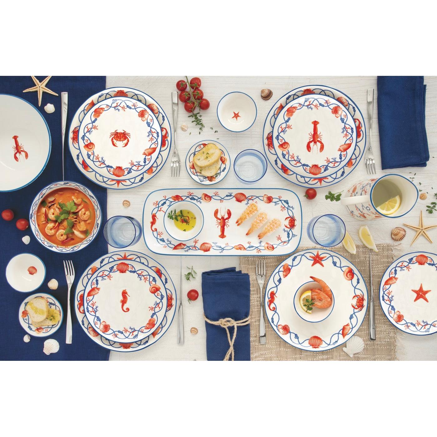 Cote De Mer - Nappe Rectangulaire - Coton - Multicolore