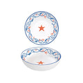 Cote De Mer - Set De 4 Assiettes Creuses - Porcelaine - Multicolore