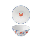 Cote De Mer - Set De 6 Bols - Porcelaine - Multicolore