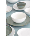 Drops - Plat De Service Ovale - Porcelaine - Blanc
