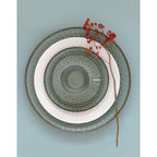 Drops - Plat De Service Ovale - Porcelaine - Blanc