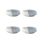 Double - Set De 4 Assiettes Creuses - Porcelaine - Gris