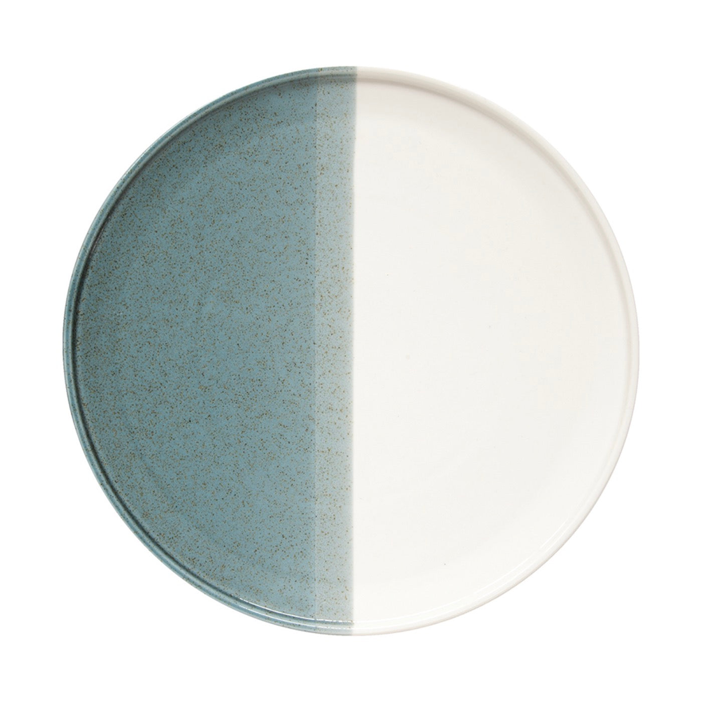 Double - Set De 4 Assiettes À Dessert - Porcelaine - Vert