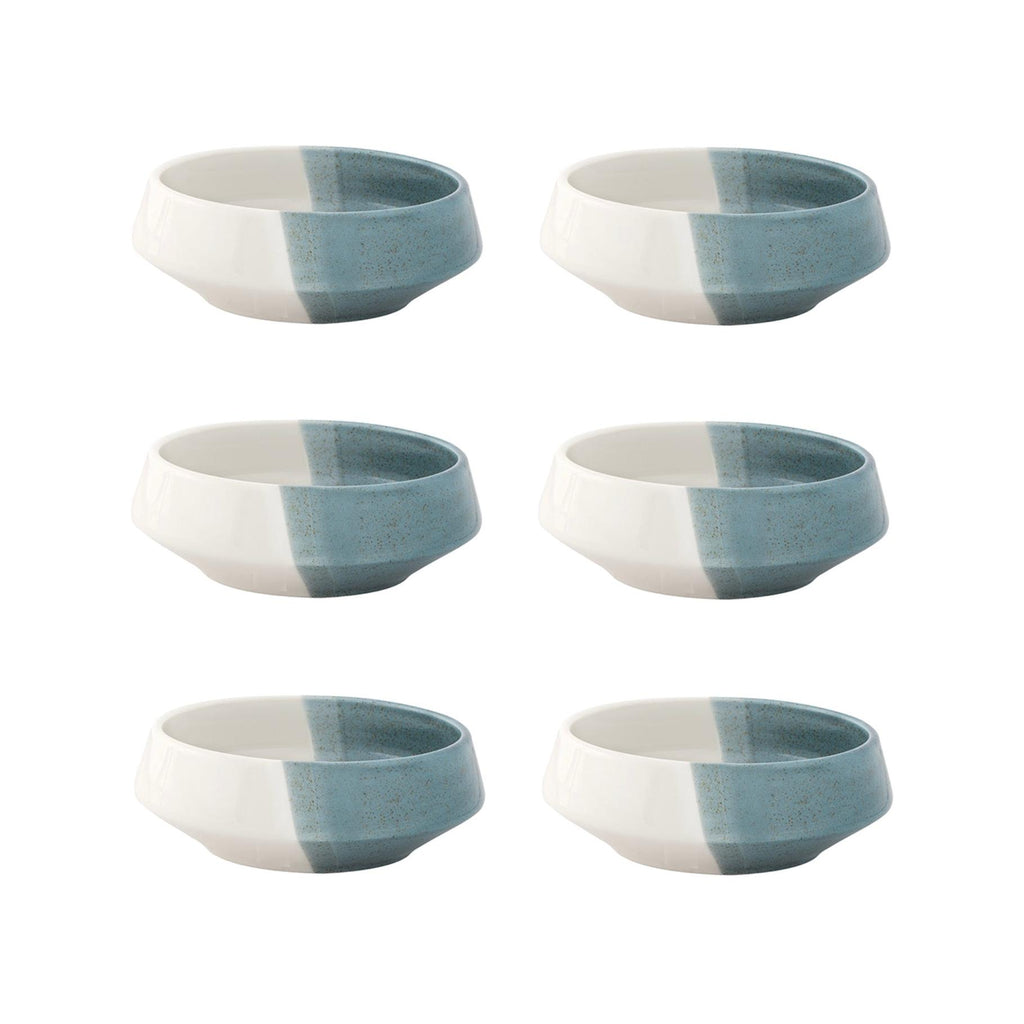 Double - Set De 6 Bols - Porcelaine - Vert