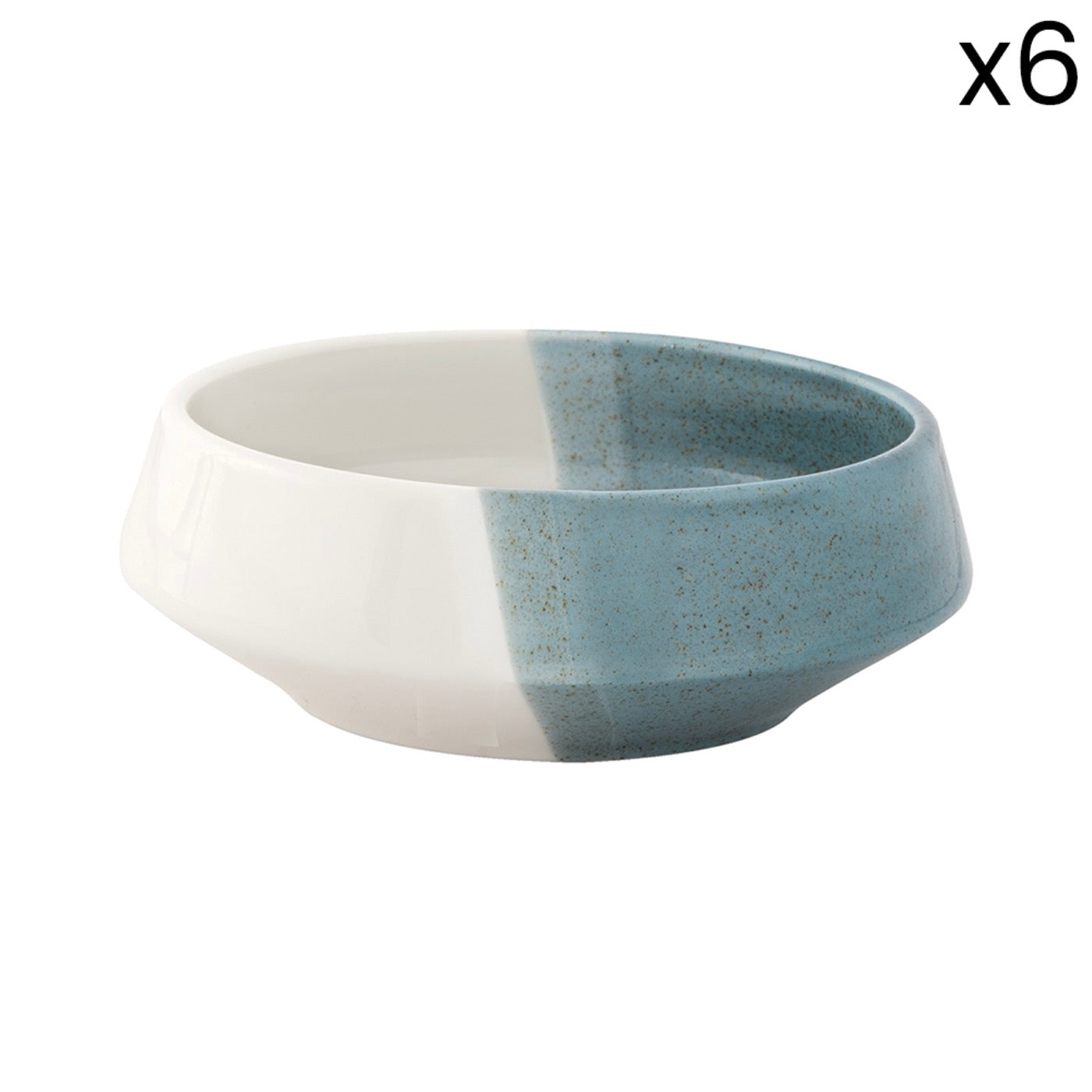 Double - Set De 6 Bols - Porcelaine - Vert