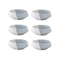 Double - Set De 6 Bols - Porcelaine - Gris