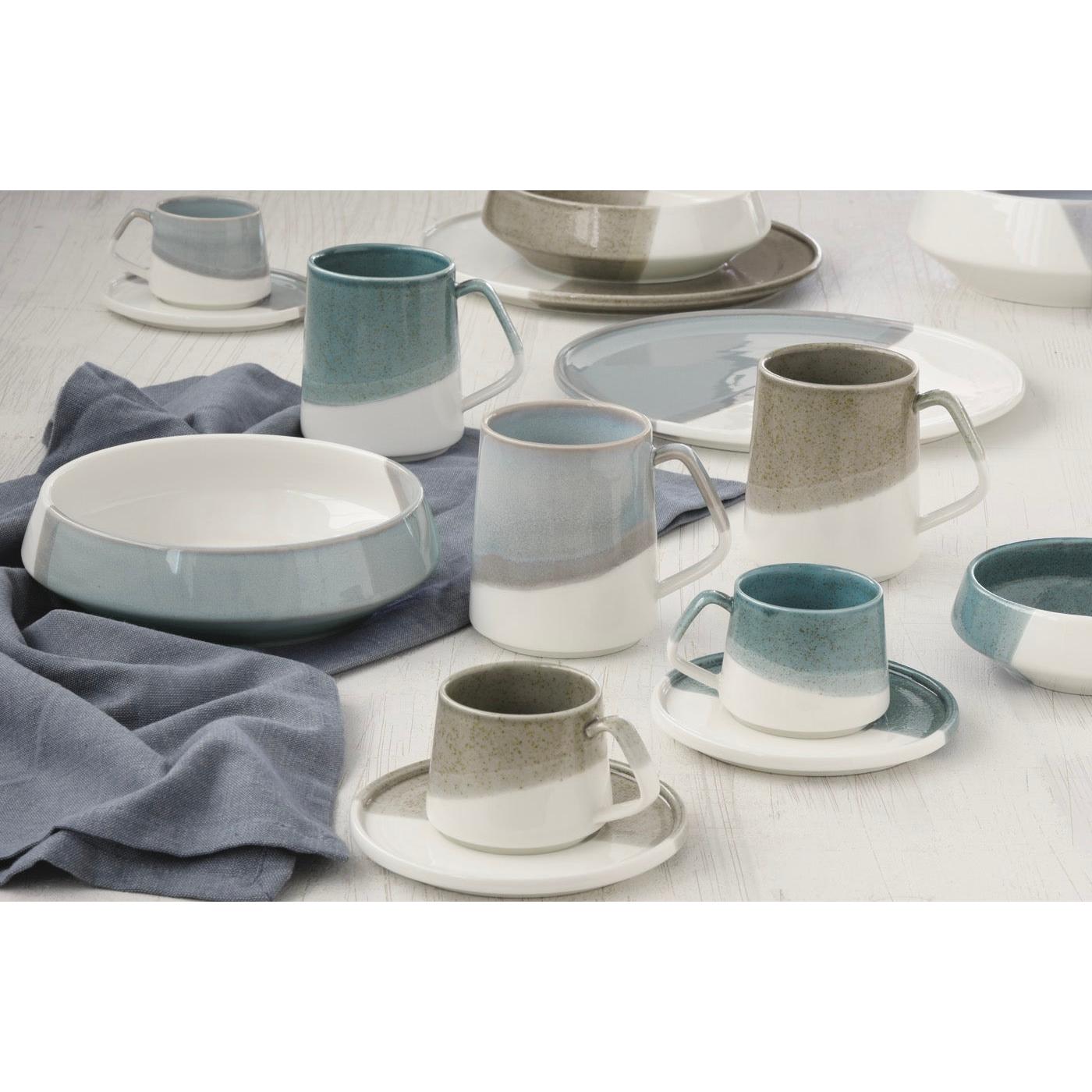 Double - Set De 2 Bols - Porcelaine - Beige