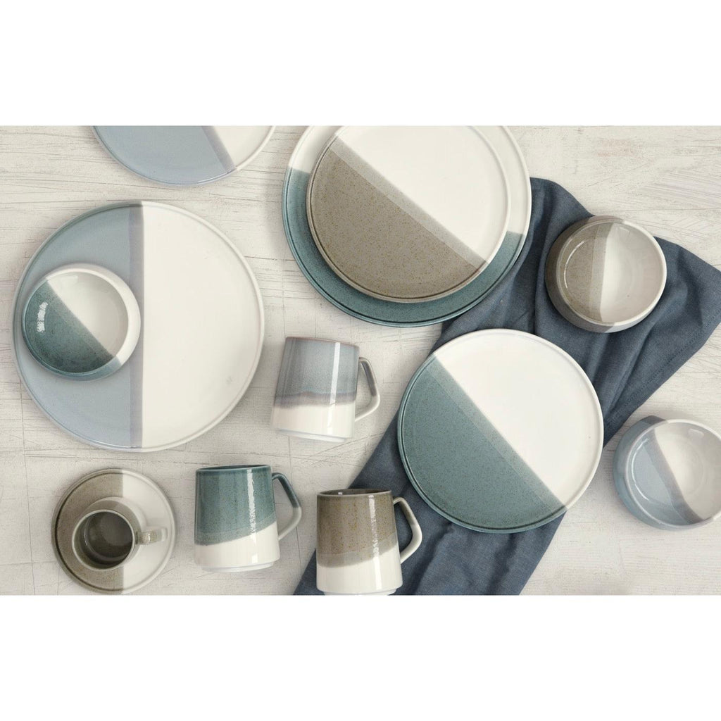 Double - Set De 2 Bols - Porcelaine - Gris