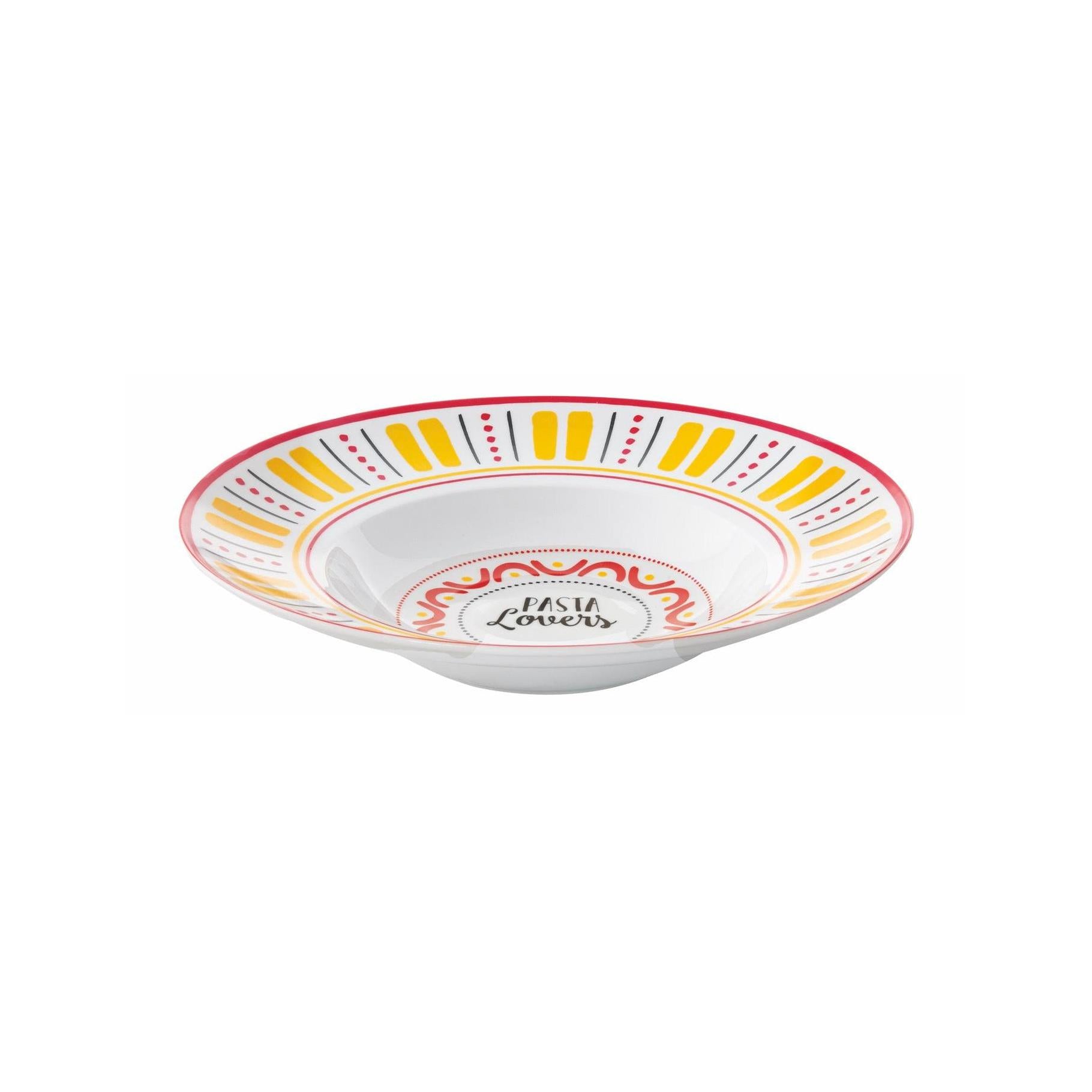 Pasta Lovers - Plat À Pastiera - Porcelaine - Multicolore