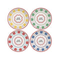 Pizza Lovers - Set De 4 Assiettes À Pizza - Porcelaine - Multicolore