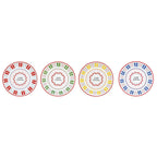 Pizza Lovers - Set De 4 Assiettes À Pizza - Porcelaine - Multicolore