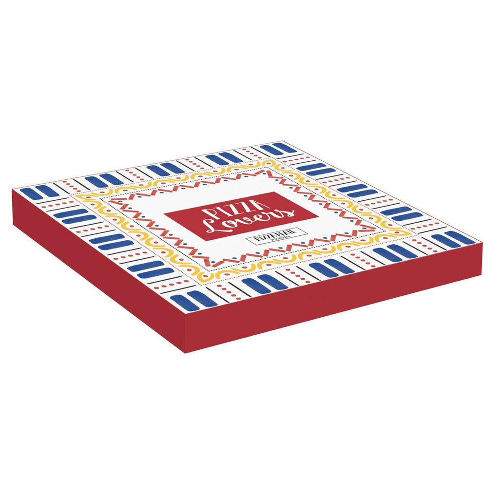Pizza Lovers - Set De 4 Assiettes À Pizza - Porcelaine - Multicolore