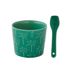Tropicana - Coupe À Glace Avec Cuillère - Porcelaine - Multicolore