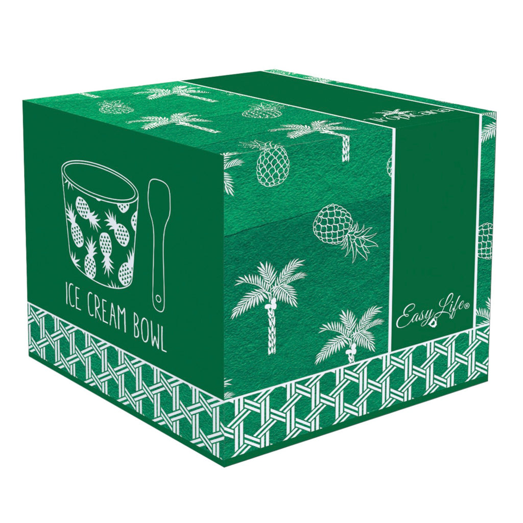 Tropicana - Coupe À Glace Avec Cuillère - Porcelaine - Multicolore