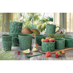 Tropicana - Coupe À Glace Avec Cuillère - Porcelaine - Multicolore